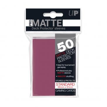 Ultra Pro Standard Card Game Sleeves 50ct Pro-Matte Blackberry (84505) Supplies Ultra Pro   