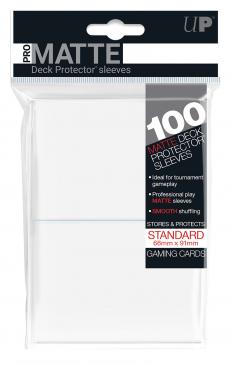 Ultra Pro Standard Card Game Sleeves 100ct Pro-Matte White (84513) Home page Ultra Pro   