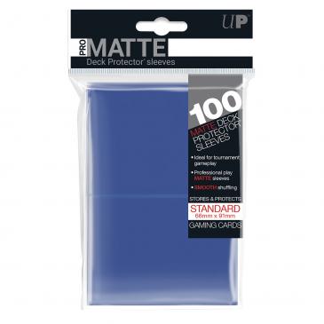 Ultra Pro Standard Card Game Sleeves 100ct Pro-Matte Blue (84514) Supplies Ultra Pro DP PM Blue (100)