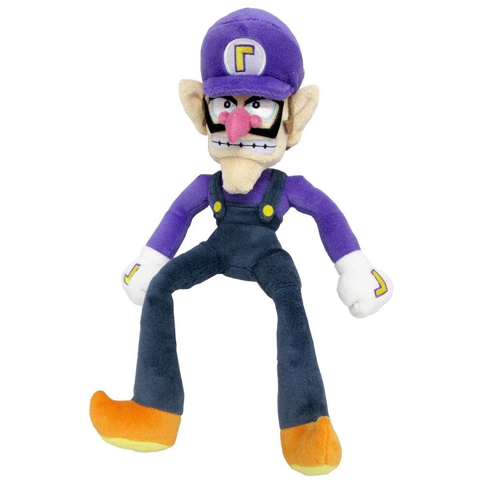 Super Mario All Stars Waluigi 12.5" Plush Plushes JBK International   