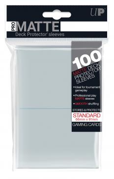 Ultra Pro Standard Card Game Sleeves 100ct Pro-Matte Clear (84731) Supplies Ultra Pro   