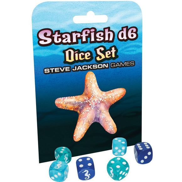 Starfish D6 Dice Set  Steve Jackson Games   