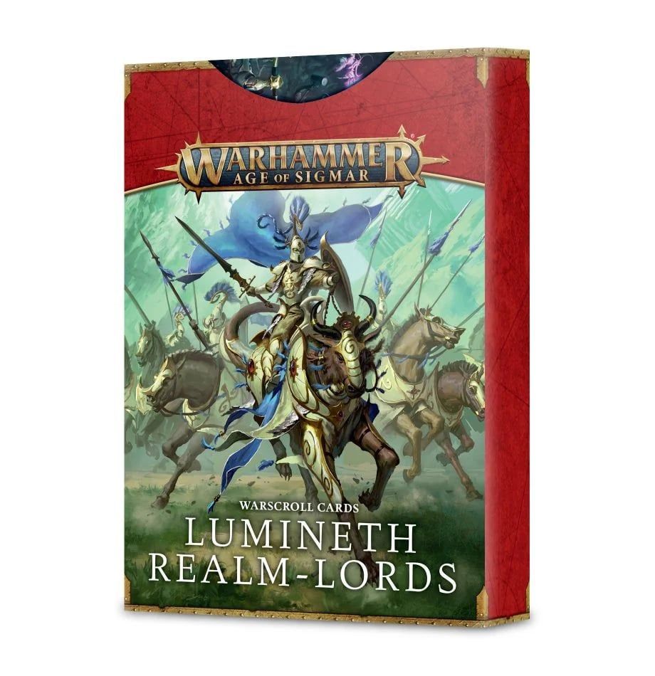 Age of Sigmar Warscroll Cards Lumineth Realm Lords '22 Miniatures Games Workshop   
