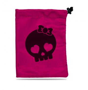Ultra Pro Treasure Nest Skull Pink Dice Bag (84763) Supplies Ultra Pro   
