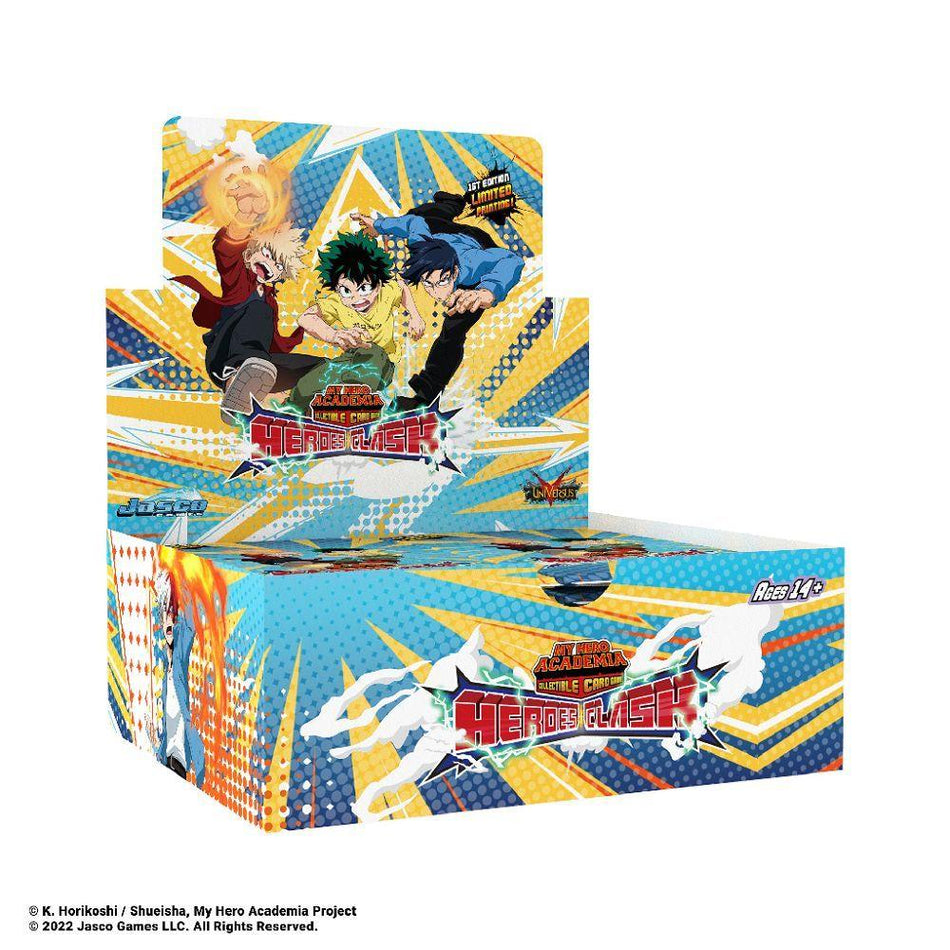 My Hero Academia CCG Heroes Clash Box Trading Card Games Asmodee