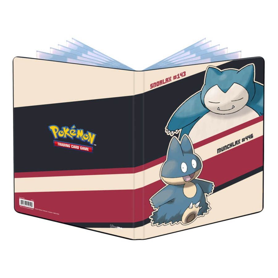Pokemon 9-pocket Folio: Snorlax & Munchlax Supplies Ultra Pro   