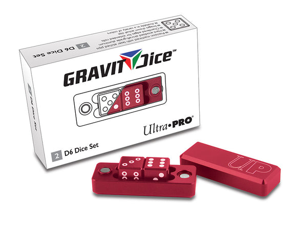 Ultra Pro Gravity Dice 2ct D6 Crimson (84874) Home page Ultra Pro   