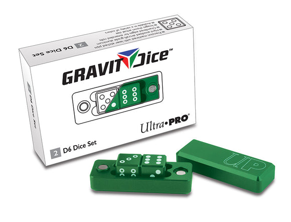 Ultra Pro Gravity Dice 2ct D6 Emerald (84875) Home page Ultra Pro   