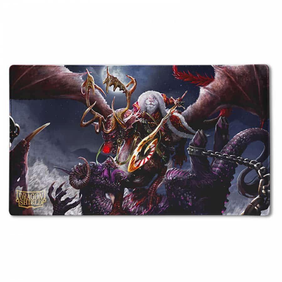 Santa and Dragon Playmat Dragon Shields Christmas '22 Supplies Arcane Tinmen   