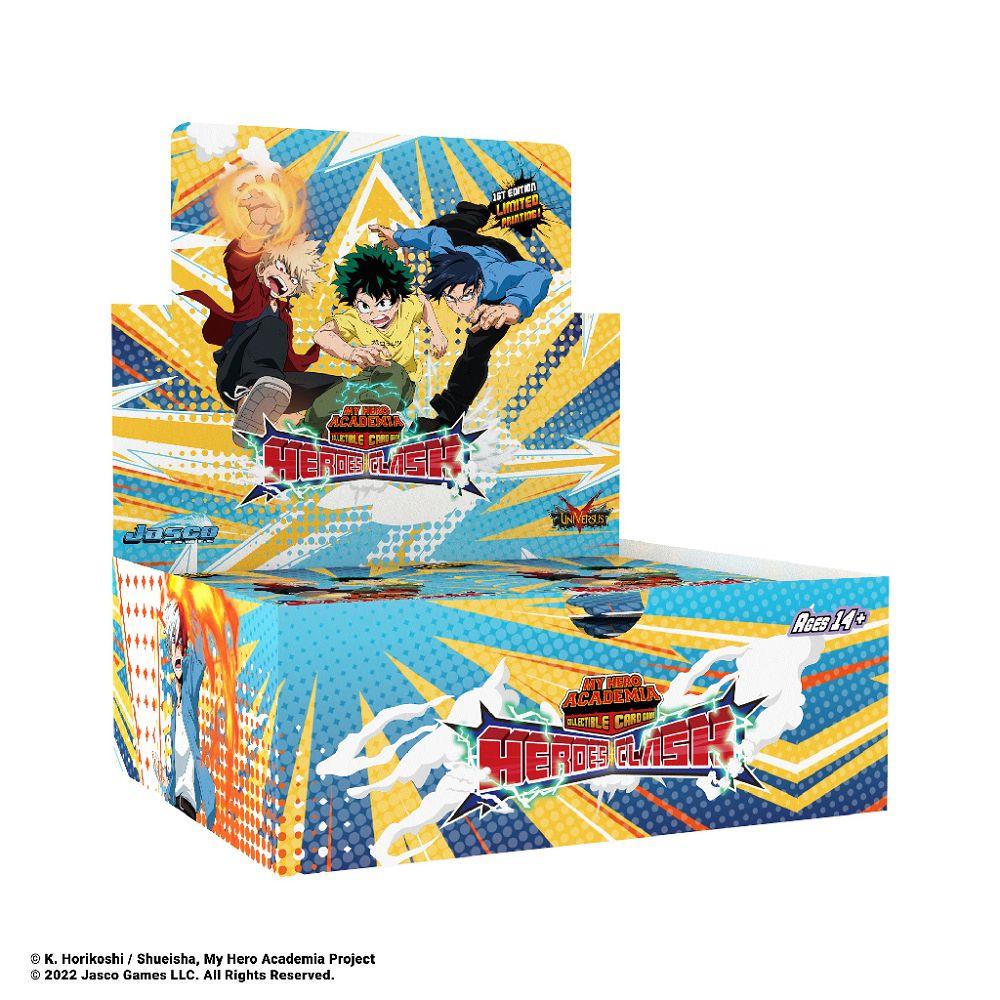 My Hero Academia CCG 1st ED Heroes Clash Box Trading Card Games Asmodee