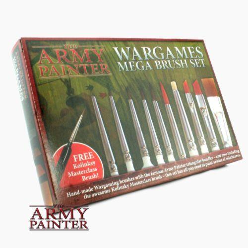 Hobby Mega Brush Set Tools Army Painter Hobby Mega Brush Set