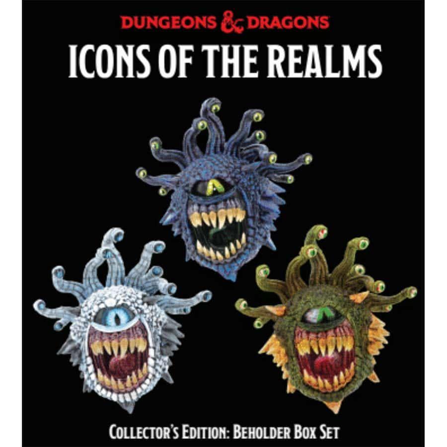 D&D Icons of the Realms Beholders Collector Box Miniatures WizKids