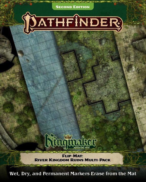Pathfinder 2e FlipMat Kingmaker River Kingdom Ruins Multi-Pack RPG Maps Paizo   