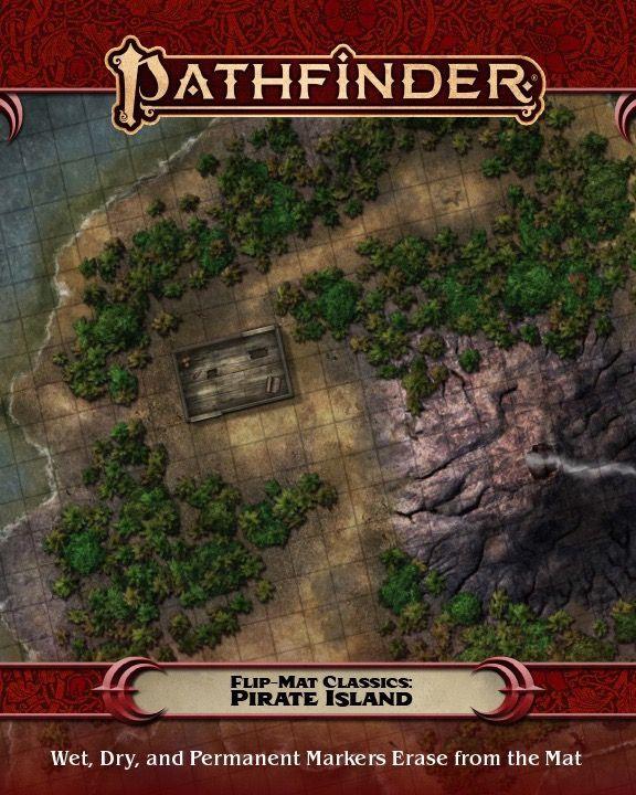 Pathfinder 2e Flip Mat Pirate Island RPG Maps Paizo   