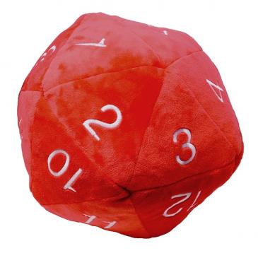 Jumbo D20 Dice Plush Red (85336) Home page Ultra Pro   