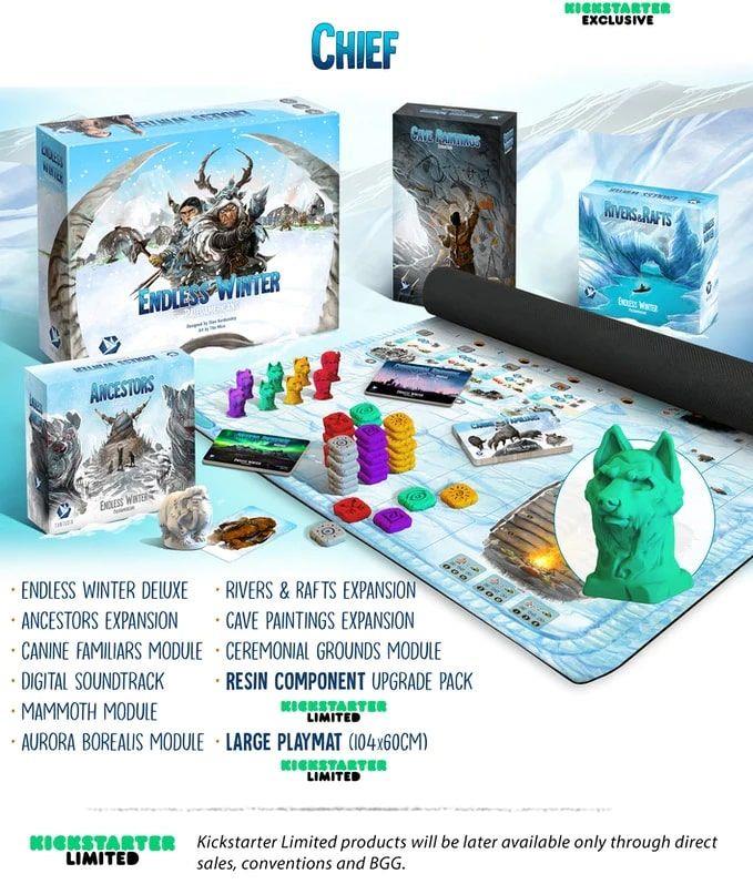 Endless Winter KS Chief Edition Board Games Common Ground Games