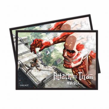 Ultra Pro Standard Card Game Sleeves 65ct Attack on Titan Eren vs Colossal Titan (85523) Home page Ultra Pro   