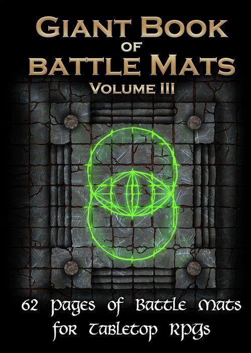 Giant Book of Battle Mats Volume 3 RPG Maps Loke Battle Mats   