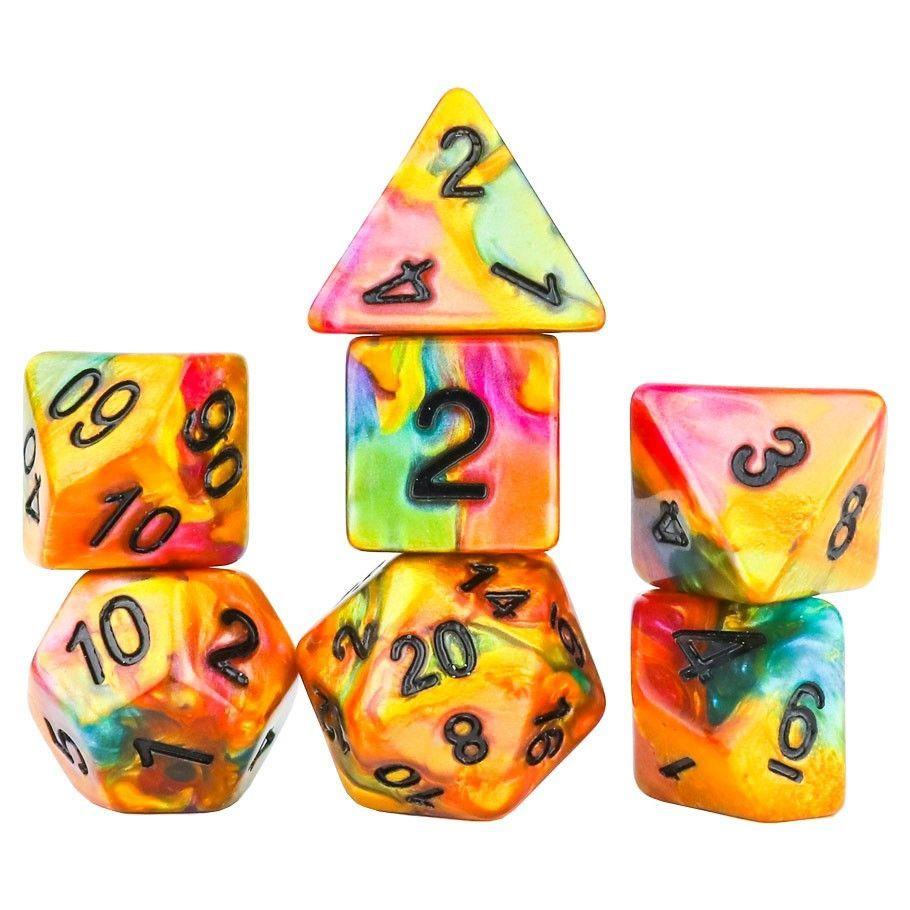 7-set Rainbow GD Dice Sirius Dice   