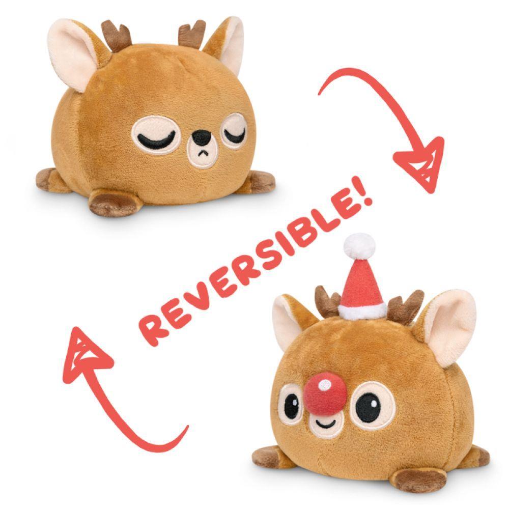 Reversible Reindeer Plush Plushes TeeTurtle   