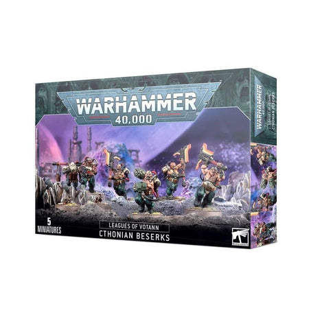 Warhammer 40K Leagues of Votann: Cthonian Beserks Miniatures Games Workshop   