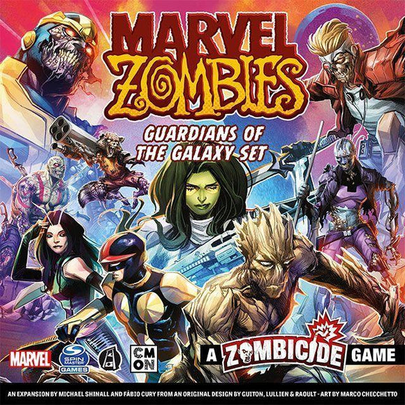 Marvel Zombies Guardians of the Galaxy Set Kickstarter Edition Board Games Cool Mini or Not   