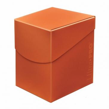 Ultra Pro 100+ Deck Box Eclipse Pumpkin Orange (85689) Supplies Ultra Pro   