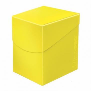 Ultra Pro 100+ Deck Box Eclipse Lemon Yellow (85690) Supplies Ultra Pro   
