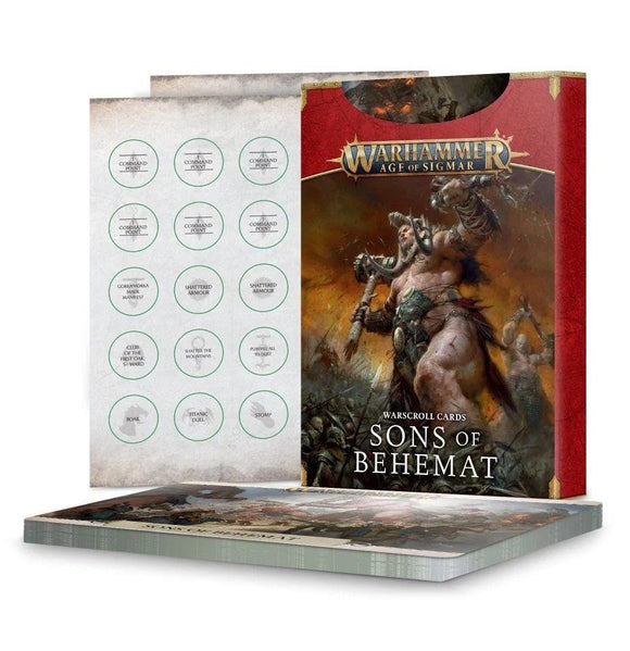 Age of Sigmar Warscroll Sons of Behemat Miniatures Games Workshop   