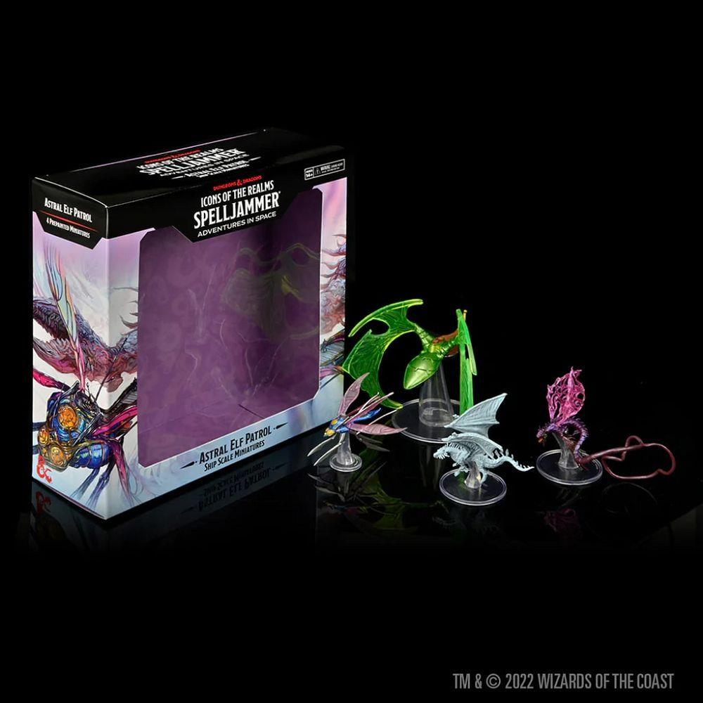 Spelljammer Astral Elf Patrol Miniatures WizKids