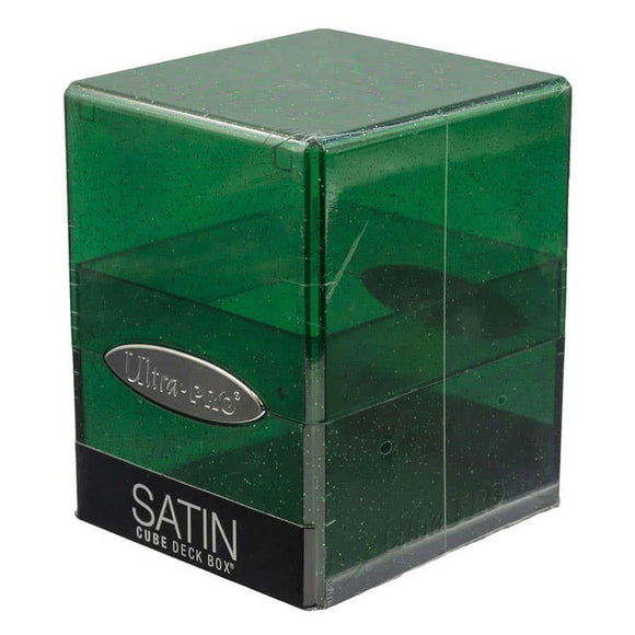 16011 DB Satin Cube Glitter Green  Ultra Pro   