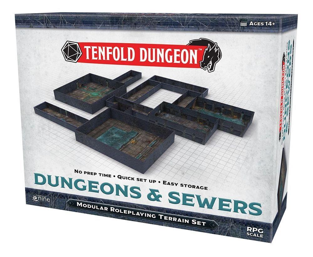 Tenfold Dungeons: Dungeons & Sewers RPG Maps Gale Force Nine   
