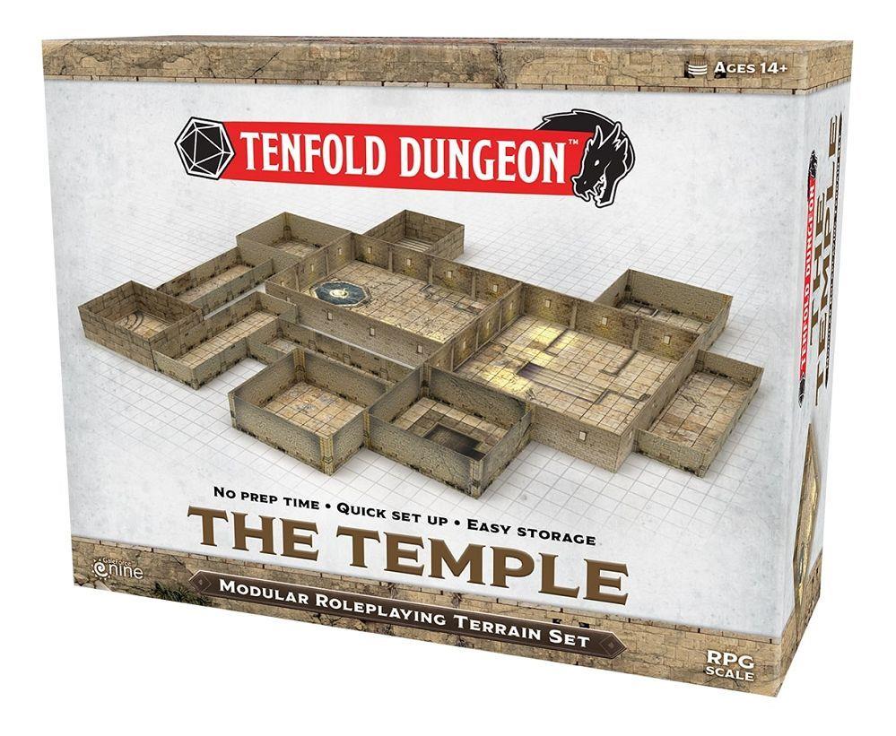 Tenfold Dungeons: The Temple RPG Maps Gale Force Nine   