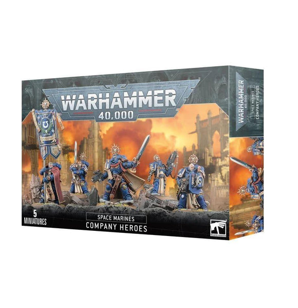 Warhammer 40K Space Marines: Company Heroes Miniatures Games Workshop   