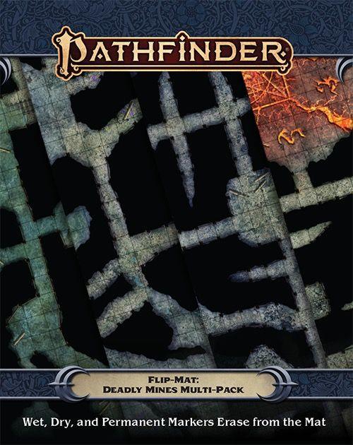 Pathfinder 2e Flip Mat: Deadly Mines Multi RPG Maps Paizo   