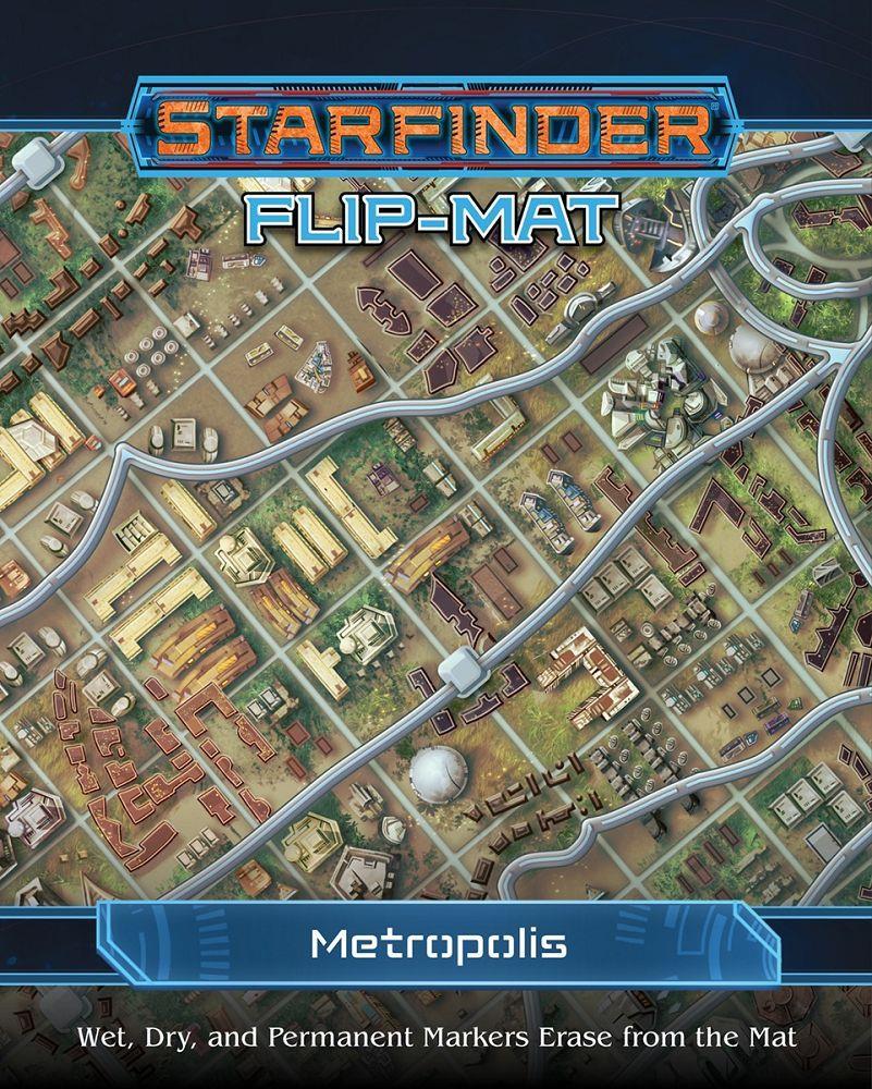 Starfinder Flip Mat Metropolis RPG Maps Paizo   