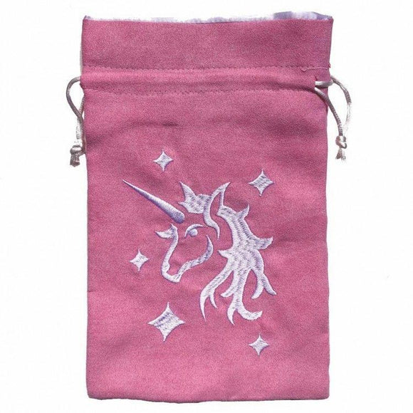 Dice Bag Pink Unicorn  Black Oak Workshop   