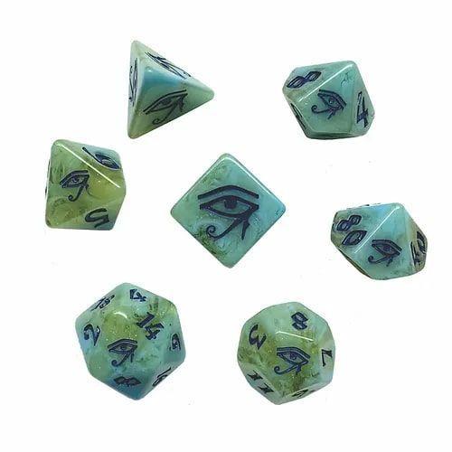 7ct Eye of Horus Dice Black Oak Workshop