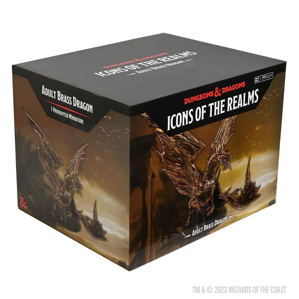 D&D Adult Brass Dragon Prem Miniatures WizKids