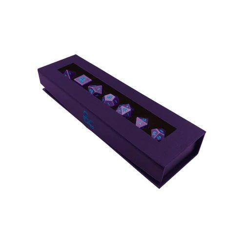 7ct Purple/Blue Heavy Metal Dice Ultra Pro   
