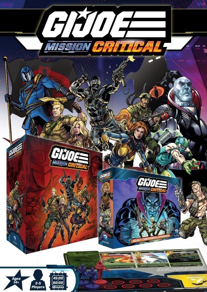 G.I.Joe Mission Critical KS Deluxe Board Games Renegade Game Studios