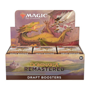 MTG: Dominaria Remastered Draft Booster Box Trading Card Games Wizards of the Coast   
