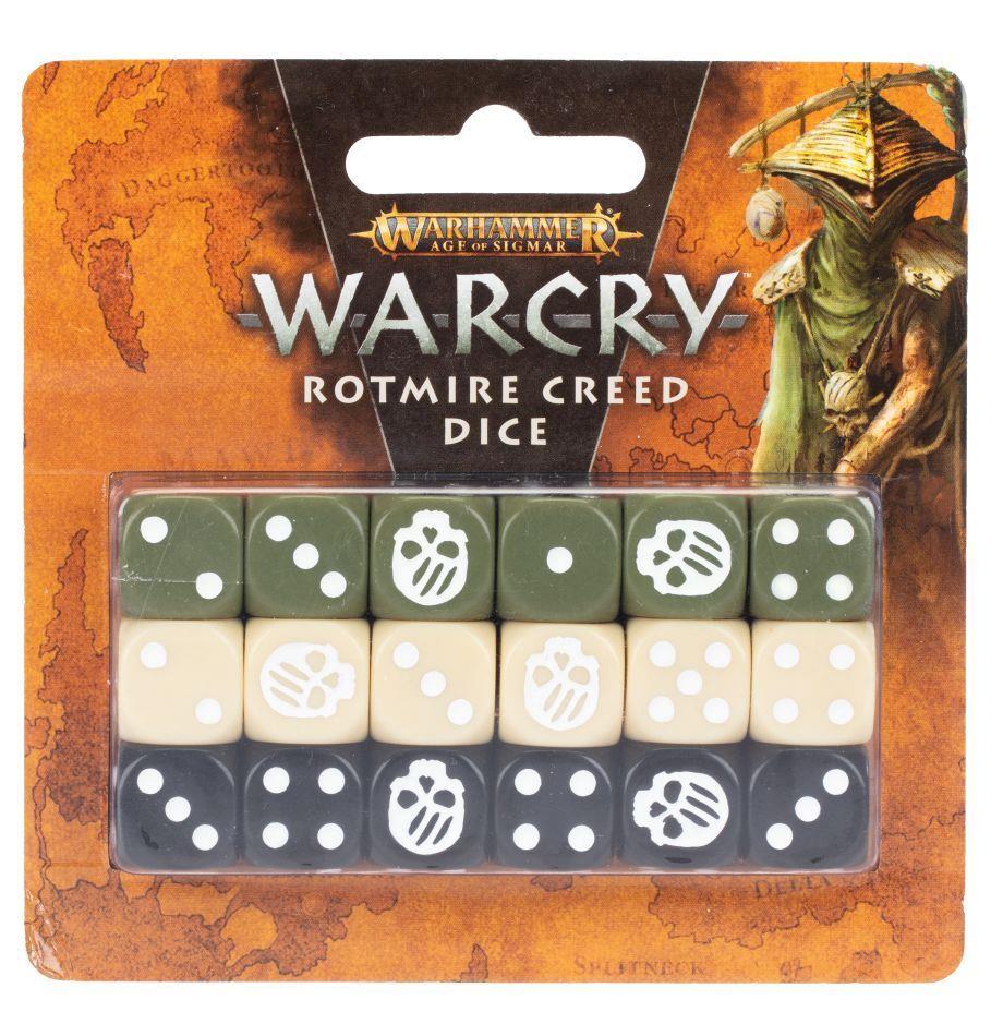 Age of Sigmar Warcry Rotmire Creed Dice Miniatures Games Workshop   