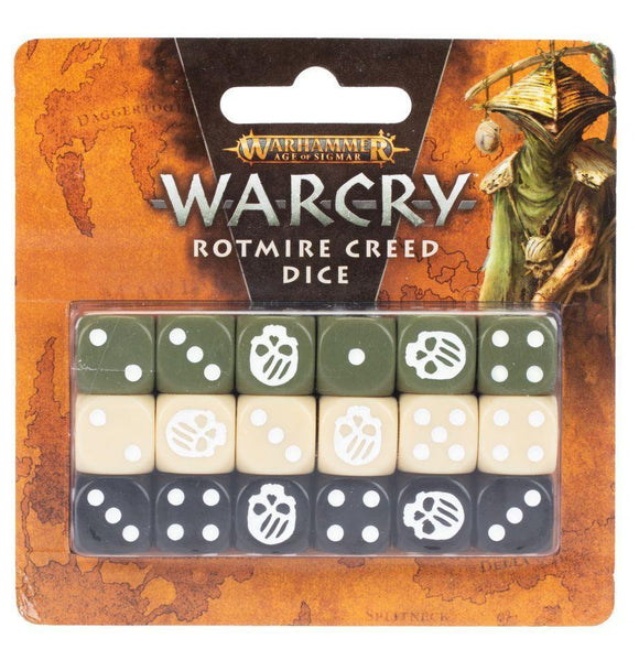 Age of Sigmar Warcry Rotmire Creed Dice  Games Workshop   