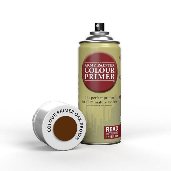 Color Primer Spray: Oak Brown Paints Army Painter   