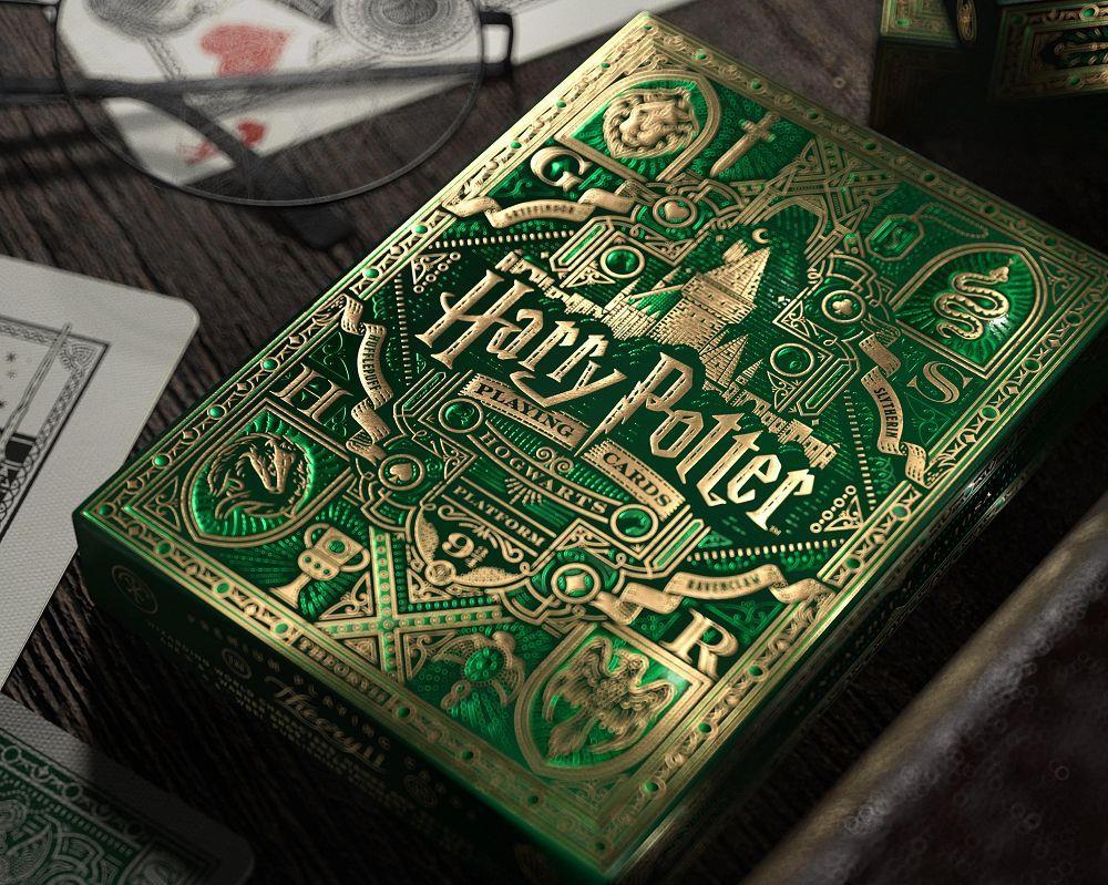 Harry Potter Playing Cards - Slytherin Green Card Games U.S. Playing Card Co.