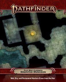 Pathfinder Flip Mat Classics: Haunted Dungeon RPG Maps Paizo   
