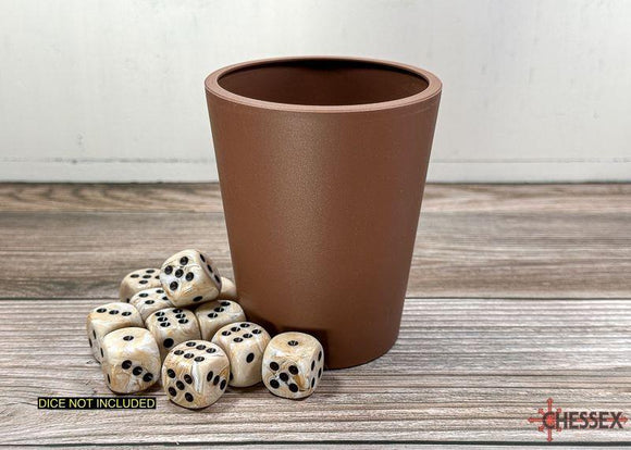 89009 Flexible Dice Cup Brown  Chessex   