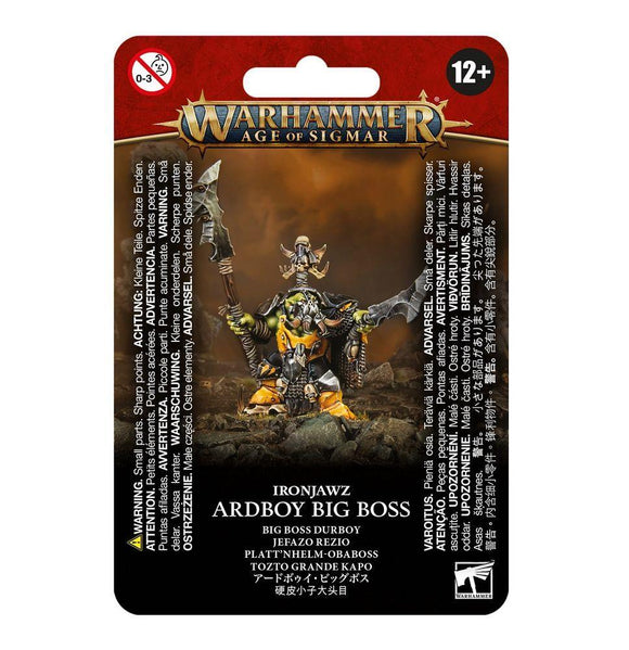 Age of Sigmar Ironjawz: Ardboy Big Boss Miniatures Games Workshop