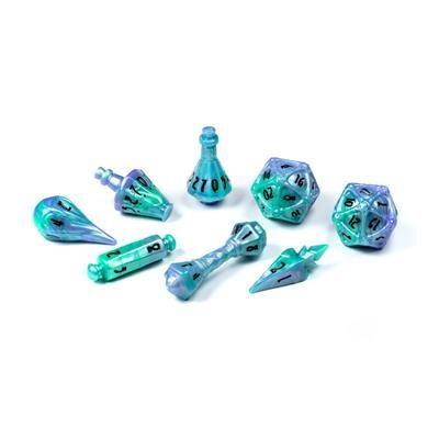 Polyhero 8ct Wizard Aether Mist Dice Asmodee